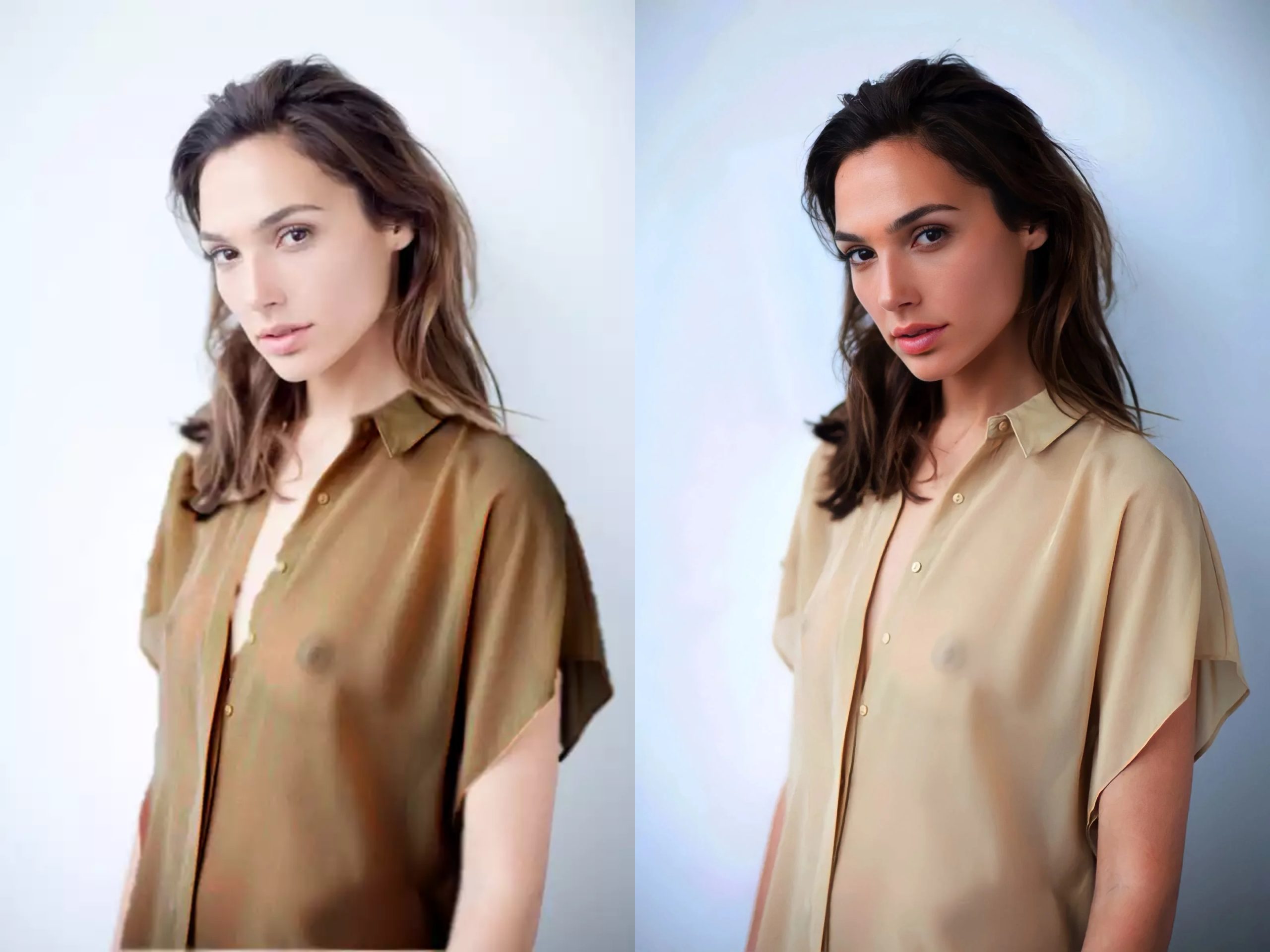 Hollywood Actress “Gal Gadot” Flaunts Her Nipples In See Through Top