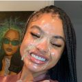 India Lovee Flaunts Face After Cum’s Poured On It