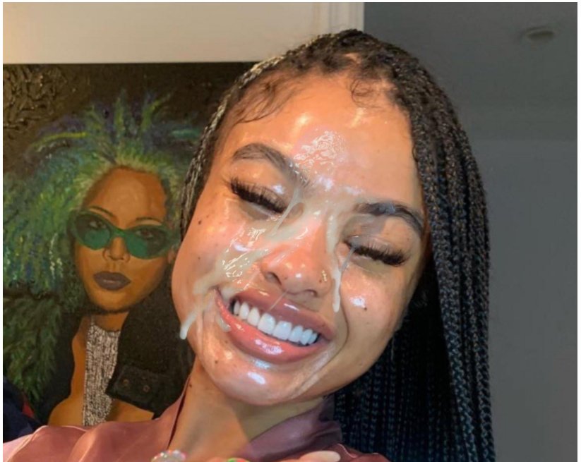India Lovee Flaunts Face After Cum’s Poured On It