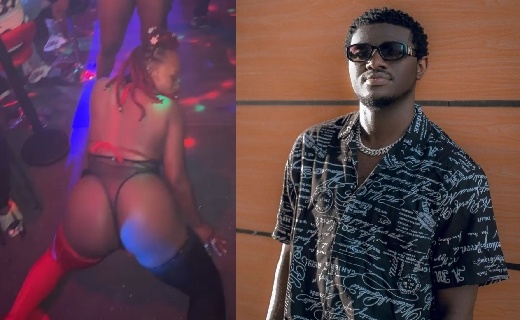 Naija Comedian Nasty Blaq Seen In Strip Club