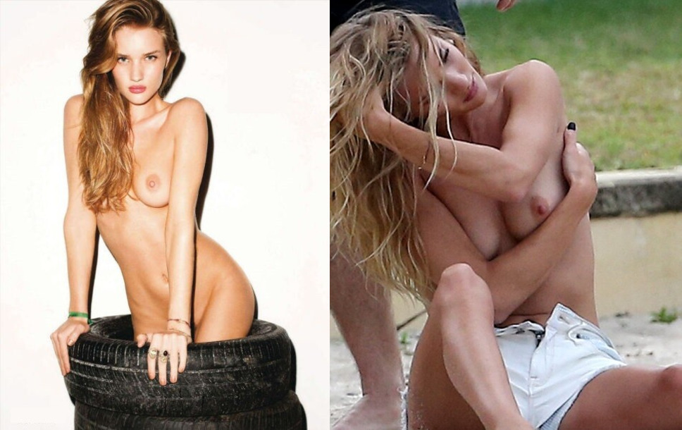 Nude Photos Of Rosie Huntington Whiteley Flaunting Her Boobs