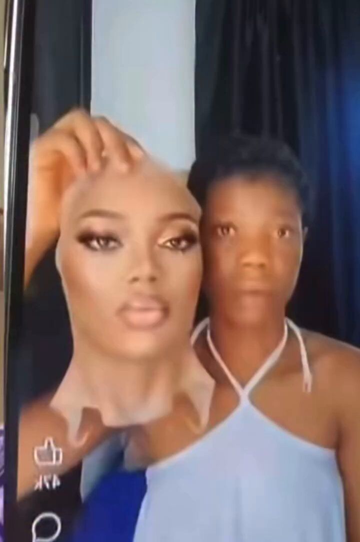 Nigerian Lady Selling Faces (18+)