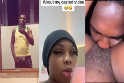 VIDEO: Naija Tiktoker “Pearl winny” Pussy Eaten By “Seizzyblack”